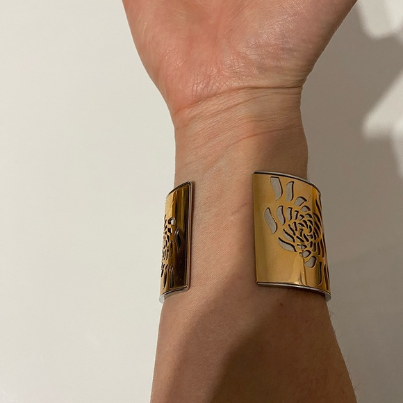 Montblanc bangle bracelet in rose gold and silver tones - Picture 3 of 4